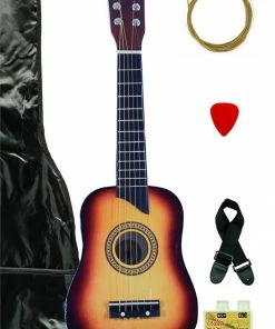JJ Music Sales Young Musician Instruments Kids 25 Toy Acoustic Guitar Package