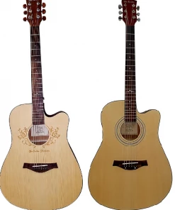 Glen Burton USA Deluxe Cutaway Dreadnought Acoustic Guitars Satin Natural