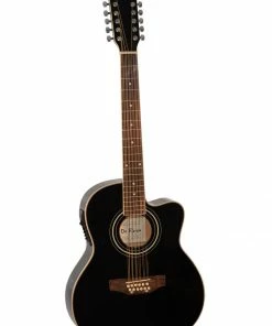 Acoustic Guitars De Rosa USA 12 String Thin Line Acoustic Electric Guitar With Cutaway
