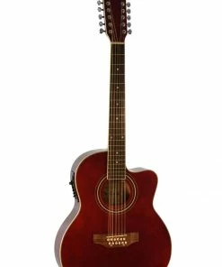 Acoustic Guitars De Rosa USA 12 String Thin Line Acoustic Electric Guitar With Cutaway