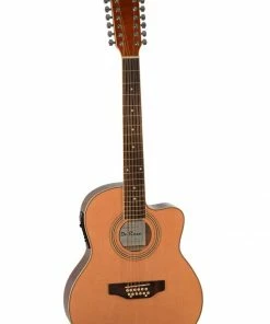 Acoustic Guitars De Rosa USA 12 String Thin Line Acoustic Electric Guitar With Cutaway