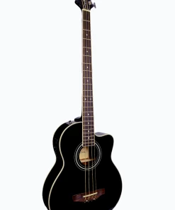 De Rosa USA 4 String Acoustic Cutaway Electric Bass Guitar Thin Line