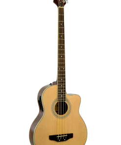 De Rosa USA 4 String Acoustic Cutaway Electric Bass Guitar Thin Line
