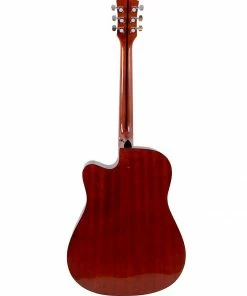 Glen Burton USA Deluxe Solid Top Cutaway Acoustic Dreadnought Guitar With Bevel Arm Rest Desert Sand Acoustic Guitars