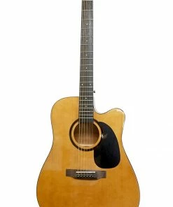 Glen Burton USA Deluxe Solid Top Cutaway Acoustic Dreadnought Guitar Desert Sand Acoustic Guitars