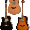 De Rosa USA 12 String Cutaway Dreadnought Acoustic Electric Guitar - Left Handed Acoustic Guitars