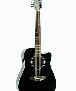 De Rosa USA Acoustic Guitars De Rosa 12 String Cutaway Dreadnought Acoustic Electric Guitar