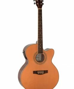 Glen Burton USA 6 String Jumbo Body Acoustic Electric Cutaway Guitar