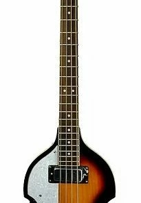 De Rosa USA Hollow Body Electric Violin Bass Guitar Left Handed