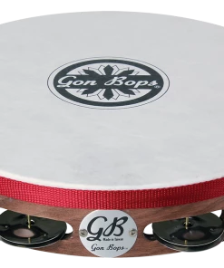 Gon Bops Single Row Wooden Tambourine W/Head Percussion