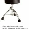 Hardware PDW DRUMS DG-13 Drum Throne With Round Seat Double Braced