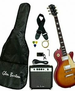 Glen Burton USA GE320BCO-GLD Classic Les Paul Style Electric Guitar