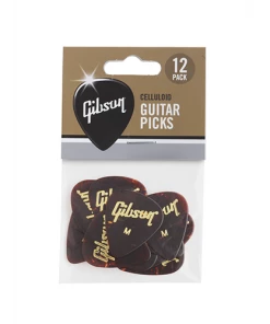 Gibson Tortoise Shell Pick - Medium - 12 Pack Accessories