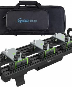 Guitar Pedal Board - Guitto Fixture Blocks Fixed Effects Pedalboard Aluminum Alloy Super Light With Carry Bag, No More Velcro (GPB-01 Small Size 51.7x18cm)