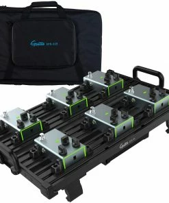 Pedal Boards Guitar Pedal Board - Guitto Fixture Blocks Fixed Effects Pedalboard Aluminum Alloy Super Light With Carry Bag, No More Velcro (GPB-02 Medium Size: 51.7x33.2cm)
