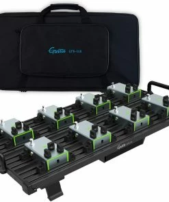 Guitar Pedal Board - Guitto Fixture Blocks Fixed Effects Pedalboard Aluminum Alloy Super Light With Carry Bag No More Velcro (GPB-03 Large Size 66.7x33.2cm)