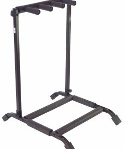 JJ Music Sales Deluxe Bike Rack Style Guitar Stand For 3 Guitars
