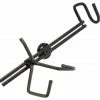 JJ Music Sales Acoustic Guitar Wall Mount - Black - Horizontal Hanger
