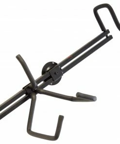 JJ Music Sales Acoustic Guitar Wall Mount - Black - Horizontal Hanger