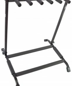 JJ Music Sales Deluxe Bike Rack Style Guitar Stand For 5 Guitars