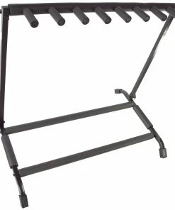 JJ Music Sales Deluxe Bike Rack Style Guitar Stand For 7 Guitars Stands