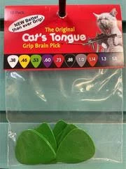 The Original Cat's Tongue Grip Brain Green Picks - .53 Mm, 10 Pack Accessories