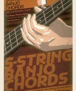 Hal Leonard USA 5-String Banjo Chord Chart Chord Charts & Posters