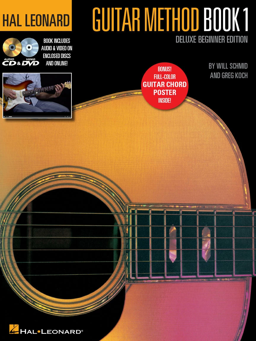 Outlet ๐งจ Hal Leonard USA HAL LEONARD GUITAR METHOD โ BOOK 1, DELUXE BEGINNER EDITION Print Music ๐ 1 Hal Leonard USA HAL LEONARD GUITAR METHOD โ BOOK 1, DELUXE BEGINNER EDITION Print Music