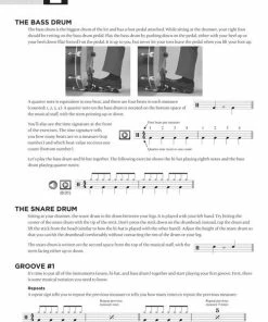 Hal Leonard USA Print Music First 15 Lessons – Drums A Beginner's Guide, Featuring Step-By-Step Lessons With Audio, Video, And Popular Songs!