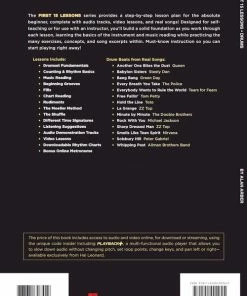 Hal Leonard USA Print Music First 15 Lessons – Drums A Beginner's Guide, Featuring Step-By-Step Lessons With Audio, Video, And Popular Songs!