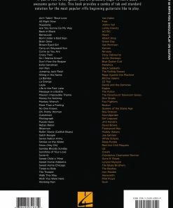 Hal Leonard USA FIRST 50 RIFFS YOU SHOULD PLAY ON GUITAR Print Music