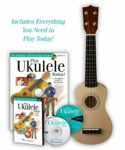 Hal Leonard USA Ukuleles PLAY UKULELE TODAY! COMPLETE KIT Includes Everything You Need To Play Today!