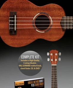 Hal Leonard USA HAL LEONARD UKULELE STARTER PACK Includes A Ukulele, Method Book With Online Audio, And DVD