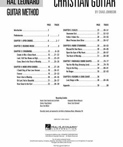 Hal Leonard USA CHRISTIAN GUITAR A Beginner's Guide With Step-by-Step Instruction And 18 Great Worship Songs To Learn And Play
