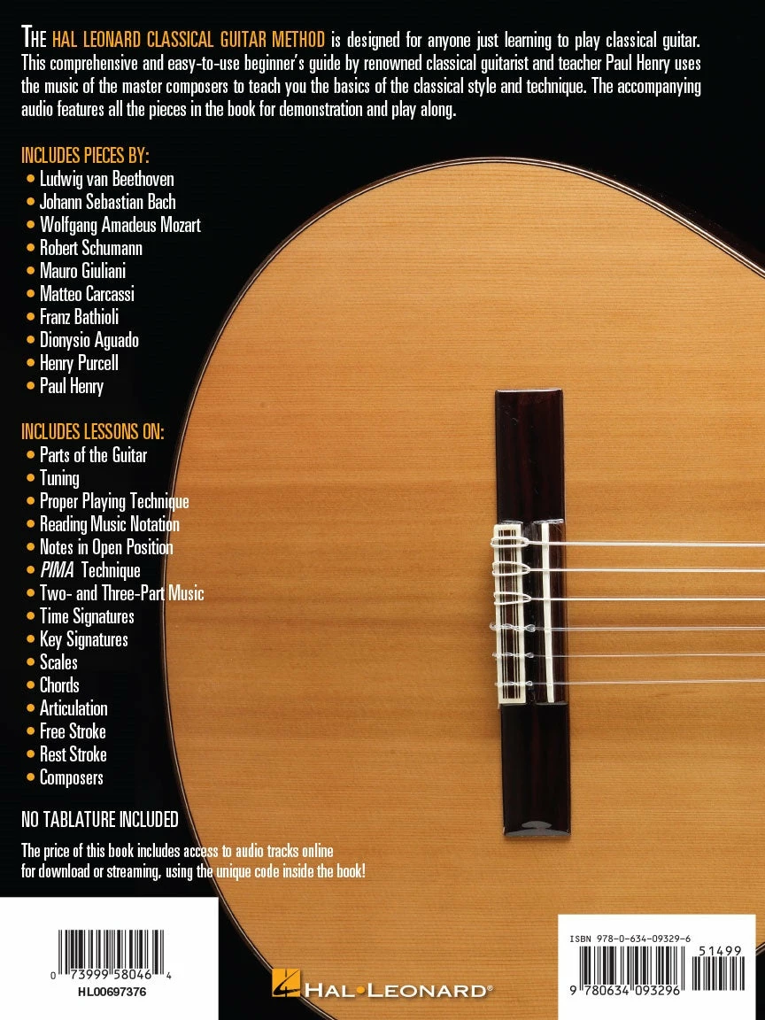 Coupon ๐ Hal Leonard USA THE HAL LEONARD CLASSICAL GUITAR METHOD Print Music ๐ 8 Hal Leonard USA THE HAL LEONARD CLASSICAL GUITAR METHOD Print Music