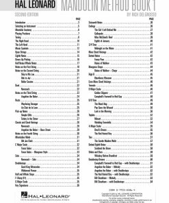 Hal Leonard USA HAL LEONARD MANDOLIN METHOD – BOOK 1: SECOND EDITION Print Music