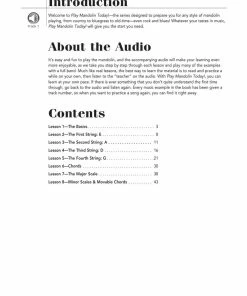 Hal Leonard USA PLAY MANDOLIN TODAY! – LEVEL 1 A Complete Guide To The Basics The Ultimate Self-Teaching Method!