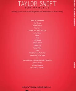 Hal Leonard USA Taylor Swift For Ukulele