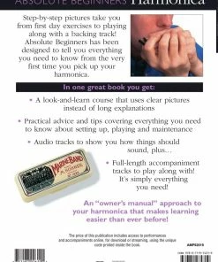 Hal Leonard USA Harmonica Books ABSOLUTE BEGINNERS – HARMONICA
