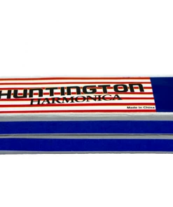 Huntington USA Harmonica's 10 Hole Harmonica With Box - Silver