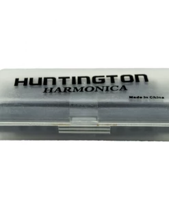 Huntington USA 10 Hole Harmonica With Case - Black Harmonica's