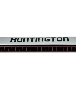 Huntington USA 24 Hole Harmonica With Box - Silver
