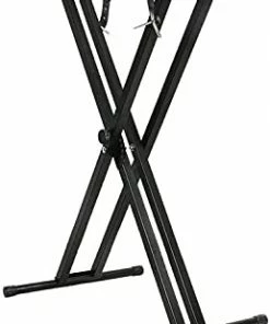 JJ Music Sales Accessories Deluxe X Style Keyboard Stand Double Brace