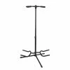 JJ Music Sales Deluxe Double Guitar Stand With Tripod Base Stands