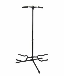 JJ Music Sales Deluxe Double Guitar Stand With Tripod Base Stands