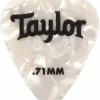 Taylor Picks - Celluloid 351, White Pearl, .71 Mm, 12 Pack
