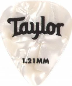 Taylor Picks - Celluloid 351, White Pearl, 1.21 Mm, 12 Pack
