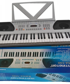 Huntington USA 54 Key Electric Keyboard With Music Rack & AC Adaptor