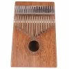 De Rosa USA Kalimba 17 Keys All Solid Mahogany With Carrying Bag, Tuning Key Kalimbas