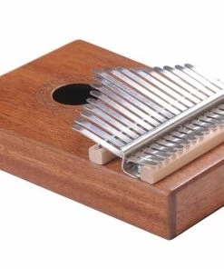 De Rosa USA Kalimba 17 Keys All Solid Mahogany With Carrying Bag, Tuning Key Kalimbas